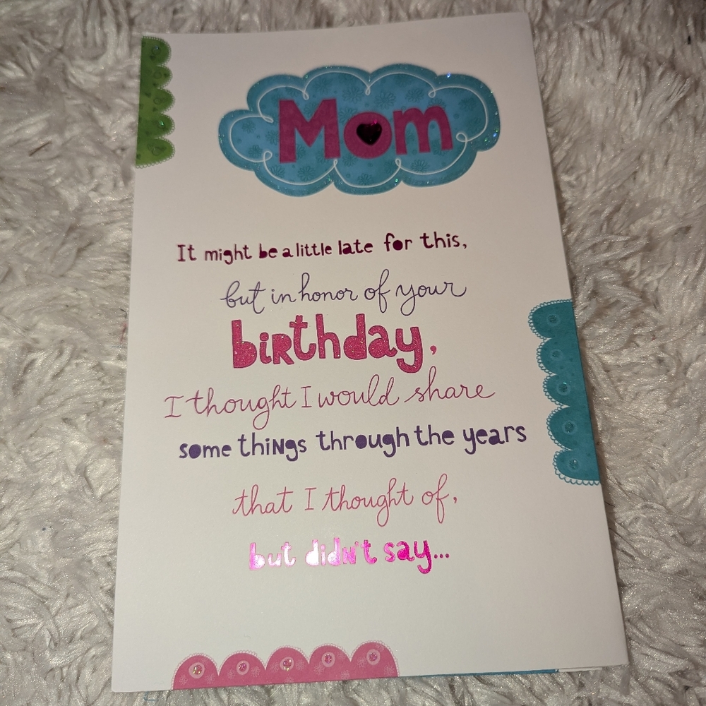 Mom Birthday Card